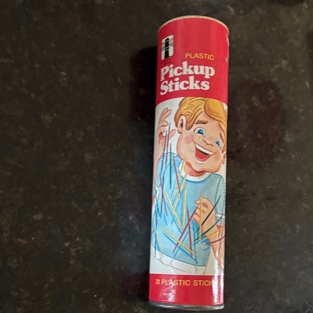 Vintage Plastic Pickup Sticks Game